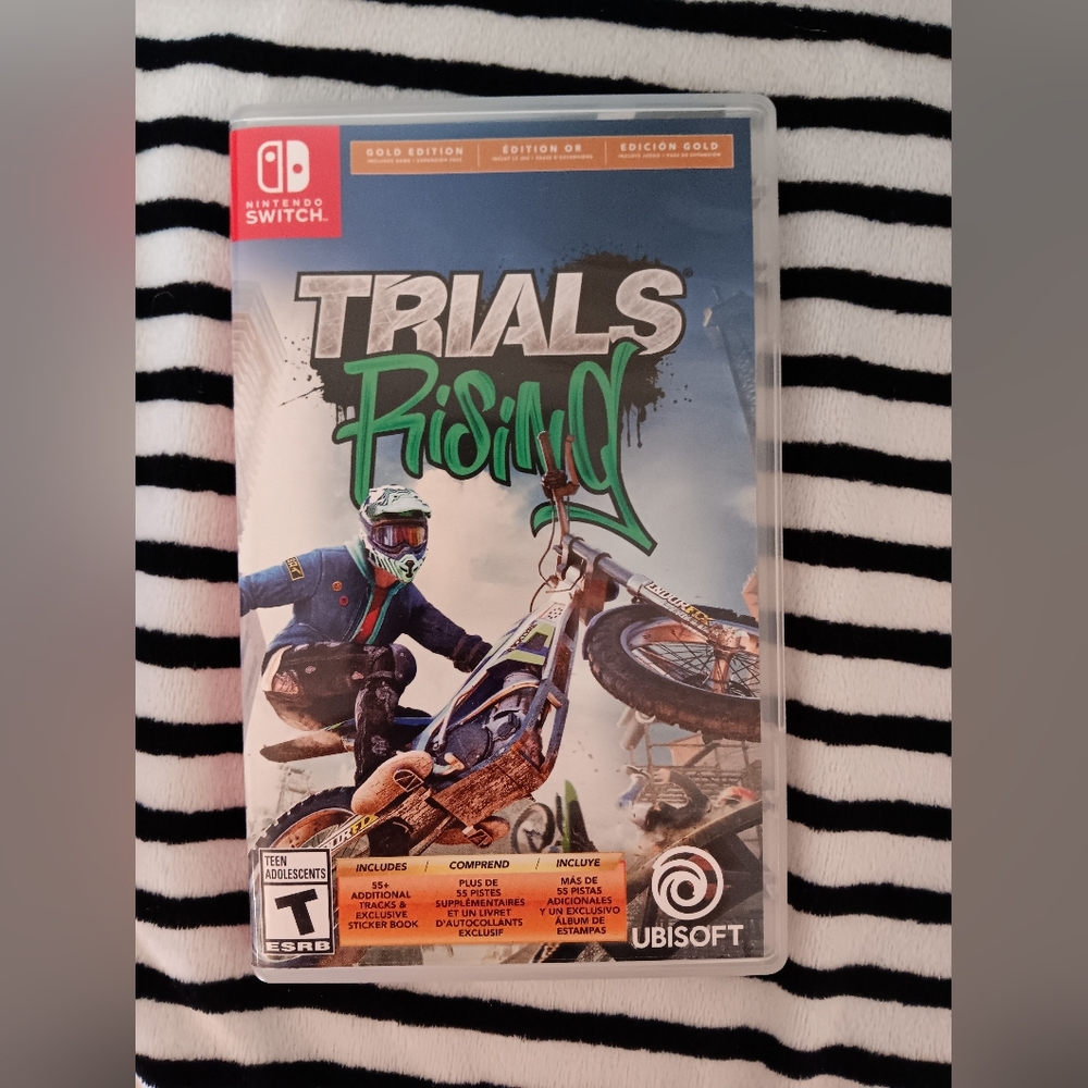 Trials Rising Dirt Bike Video Game for Nintendo Switch